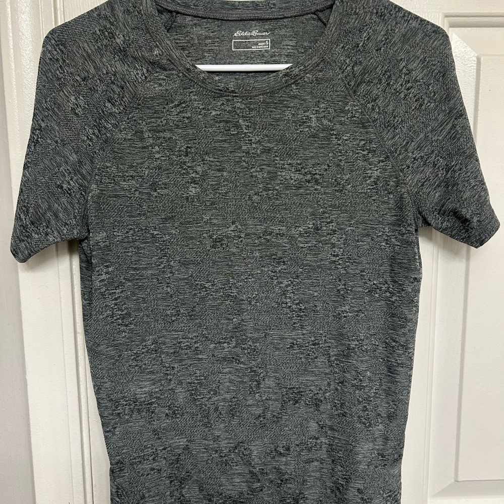 Eddie Bauer Heathered Gray Women's Tee